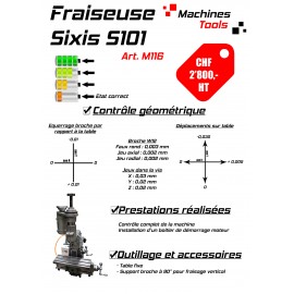 Fraiseuse Sixis S101