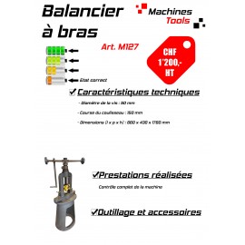 Balancier à bras