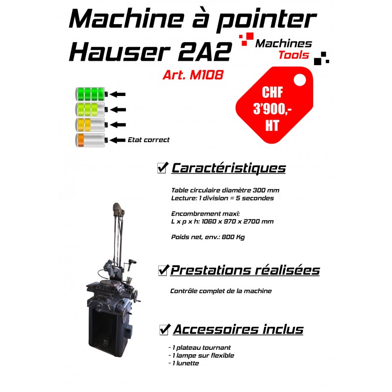 Machine à pointer Hauser 2A2